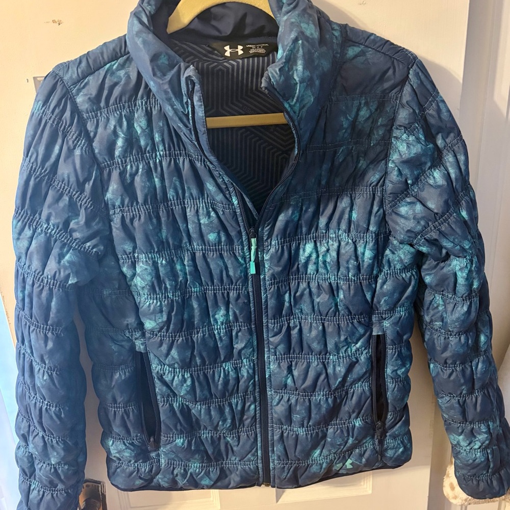 Under Armour Cold-gear Women’s Blue Fitted Puffer